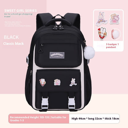 Student Schoolbag Large Capacity Burden Reduction Children Backpack