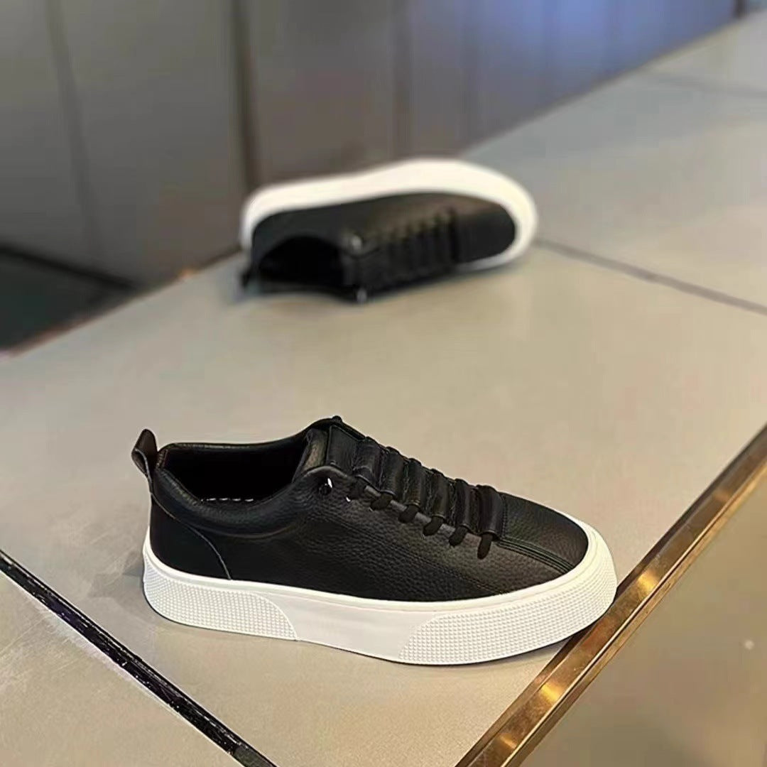 Zapatos deportivos y de ocio minimalistas de corte bajo para hombre