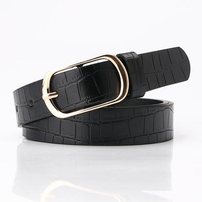 Ceinture à boucle ardillon tendance pour femme