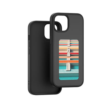 Newly Released at Buy Center: Four-color E-ink Screen Smart Phone Case Black