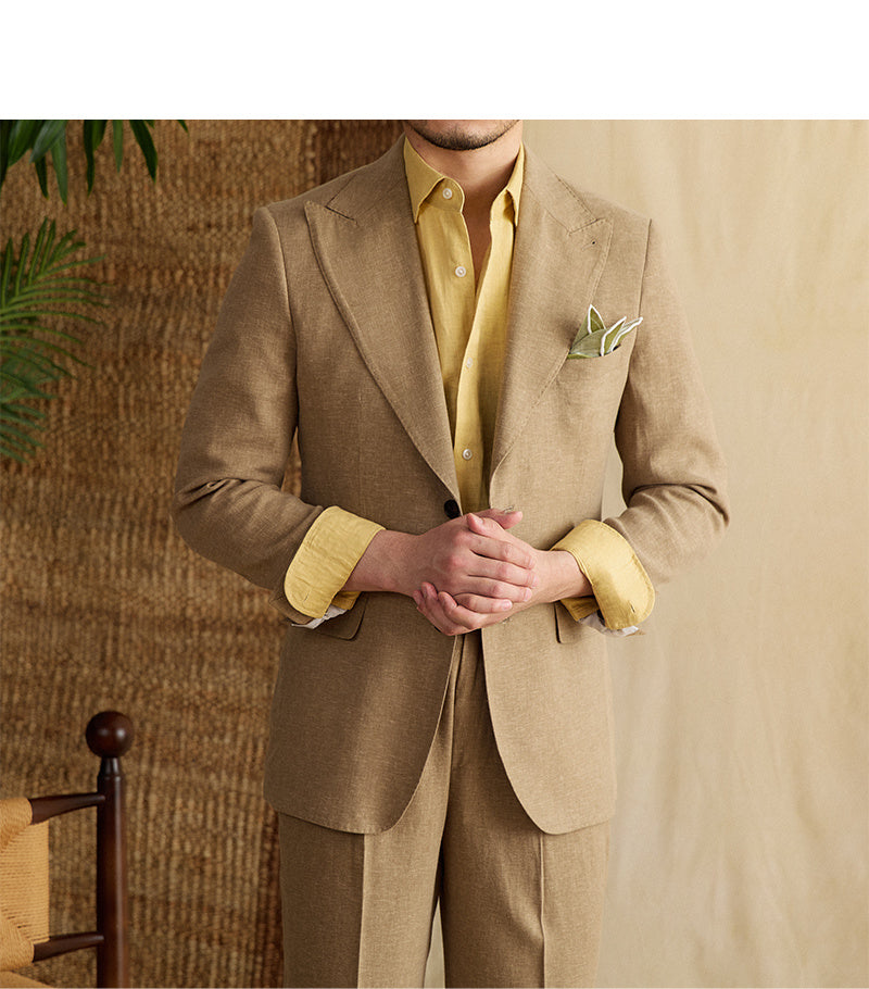 Buy Center Top Rated-Suit Lyocell Breathable Thin High-end Suit