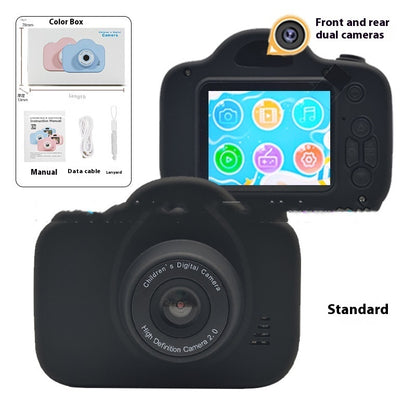 Newly Arrived at Buy Center: A3 Children's Camera Cartoon Digital Camera A3 HD Dual Camera Black