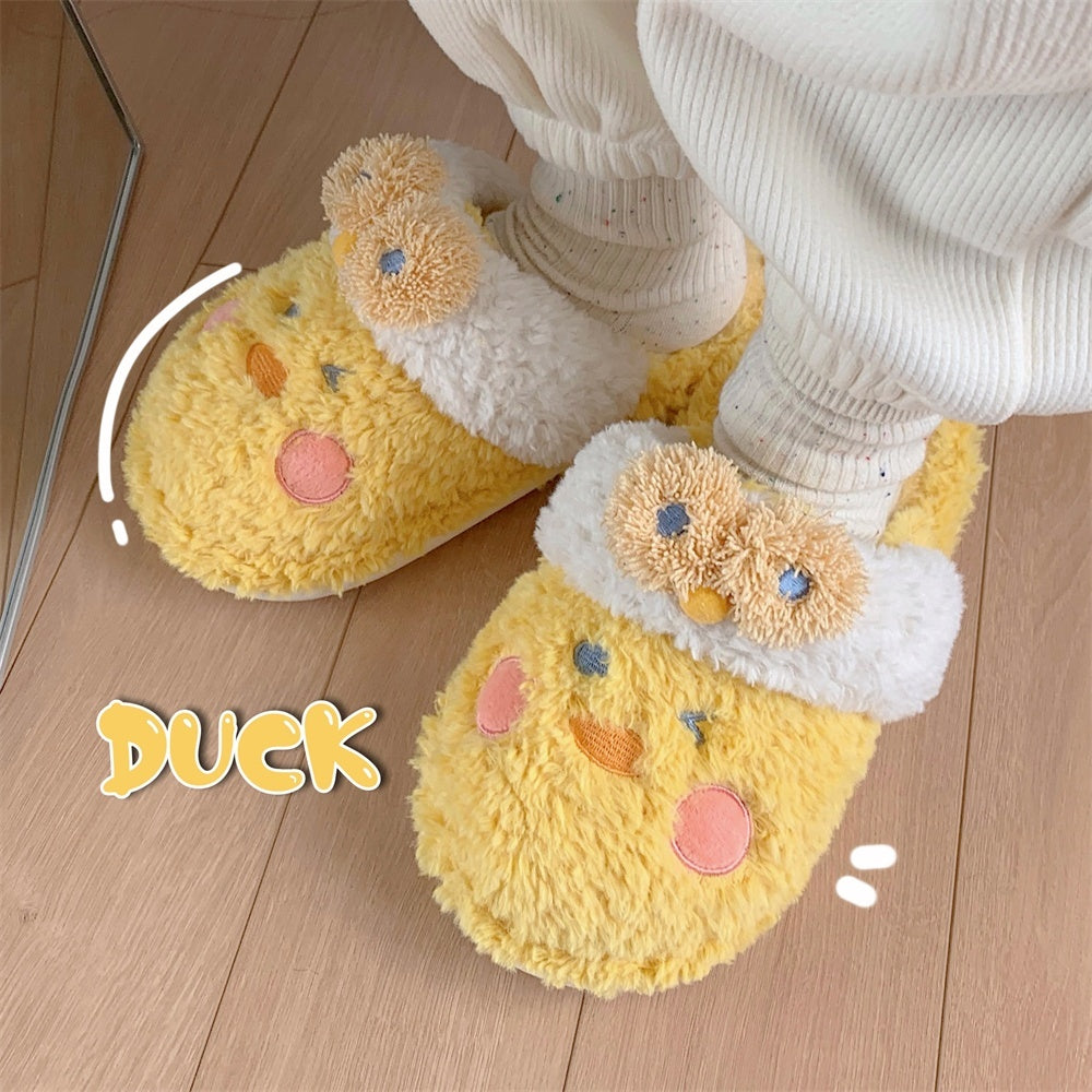 Duck Paw Cotton Slippers For Indoor Use, Warm And Non Slip Buy Center