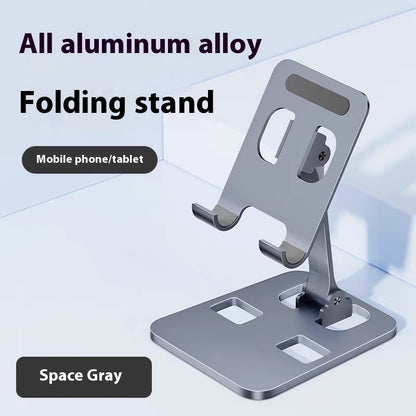 Hot New Items at Buy Center: Aluminum Alloy Mobile Phone Holder Lazy Folding Rotation K005 Gray