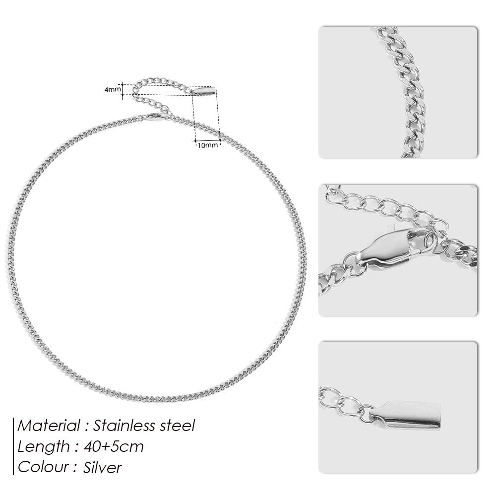 Buy Center Hot Pick-Classic Stainless Steel Necklace For Men And Women