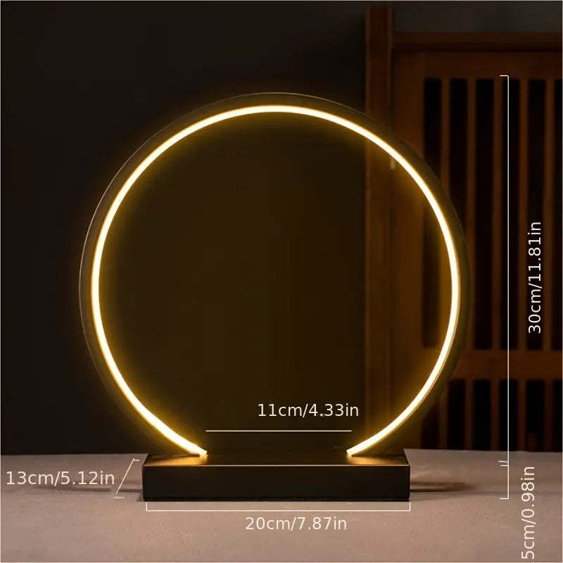 Fresh Arrivals at Buy Center: New Chinese Style Creative Zen Decoration Home Backflow Incense Living Room LED Lamp Ring