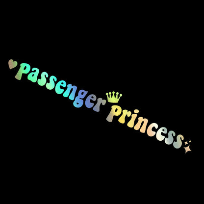 Newly Released at Buy Center: Passenger Princess Automobile Sticker Interesting Creative Suitable For Car Rearview Mirror Laser