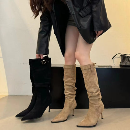 Women's Slimming Pile Style High Leg Boot | Bags & Shoes2 | Buy Center