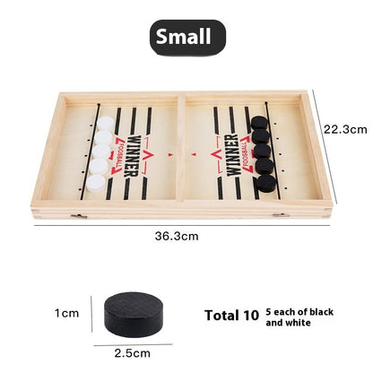 Double Catapult Parent-child Interactive Collision Chess Ice Hockey Battle Desktop Game Buy Center