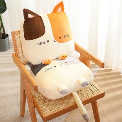 Hot New Items at Buy Center: Square Cat Pillow Sleeping Plush Doll