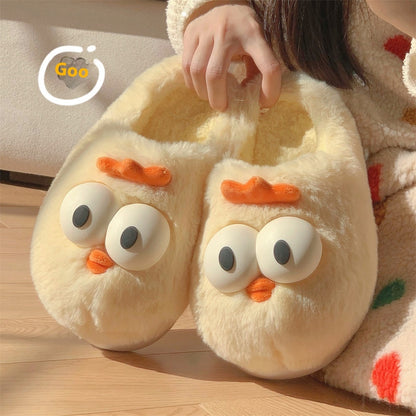 Duck Paw Cotton Slippers For Indoor Use, Warm And Non Slip Buy Center