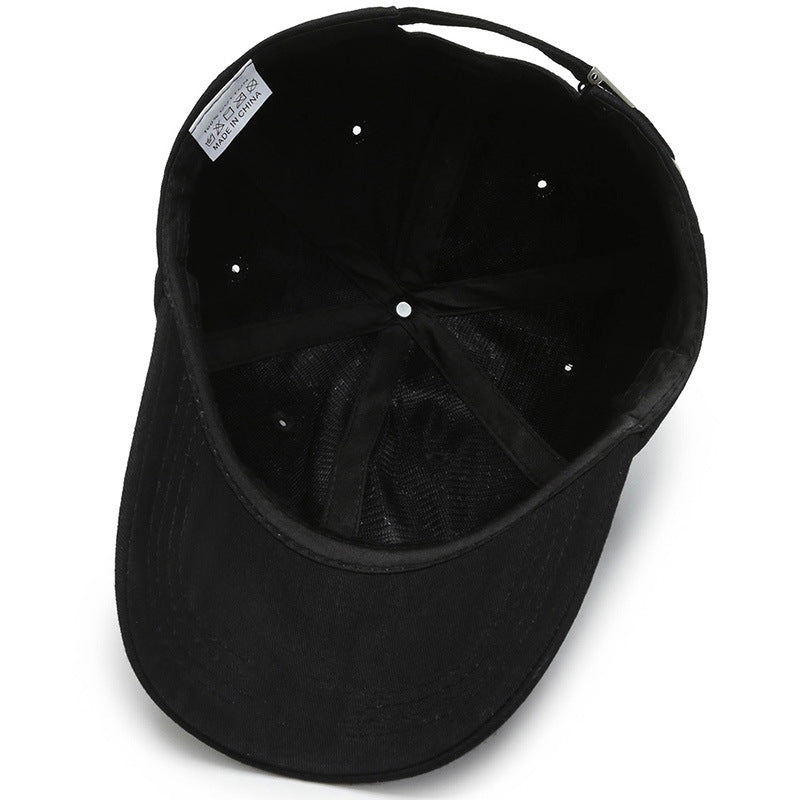 Gorra de béisbol de algodón y poliéster bordada de moda para exteriores Four Seasons