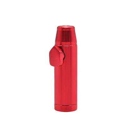 Newly Released at Buy Center: Xingbus Direct Sales Metal Pipe Aluminum Cigarette Holder Metal Bullet Snuff Metal Pipe Flat Head Metal Red