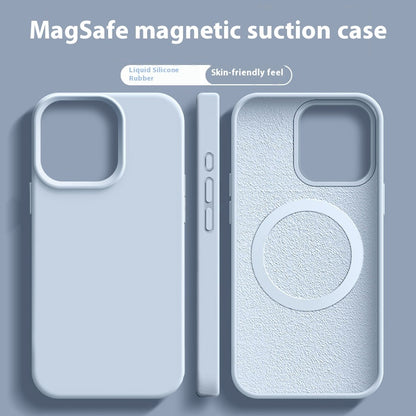 Fresh Arrivals at Buy Center: Phone Case Magnetic Liquid Silicone Far Peak Blue