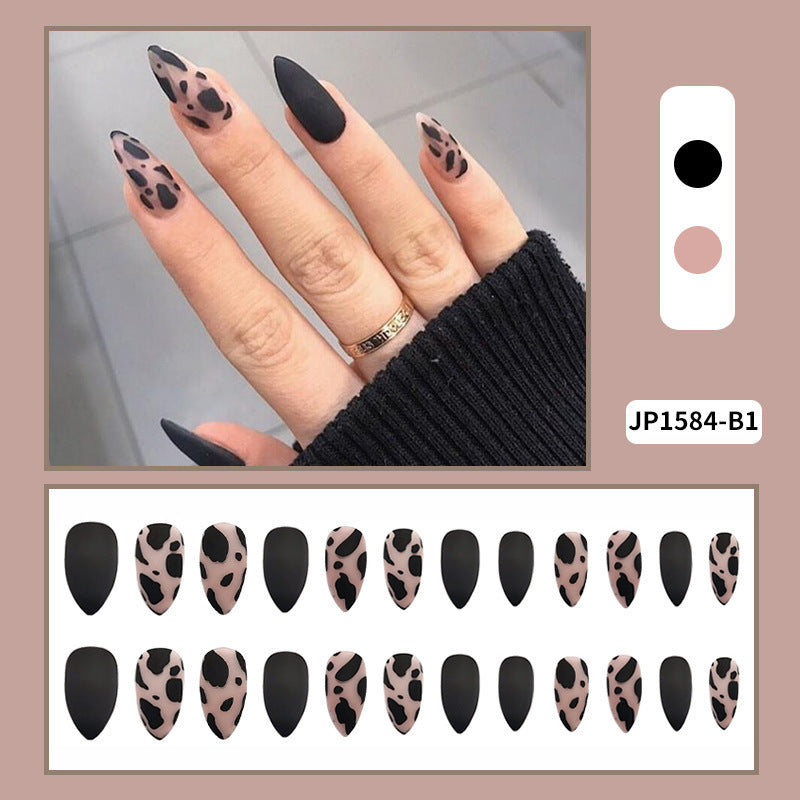 Head Matte Frosted Almond Shape Wear Nail Nail Piece Finished