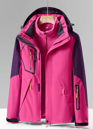 Three-in-one Outdoor Fleece Coat Thickened Mountaineering Clothing