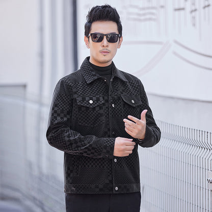 Light Luxury High Quality Jacket For Men Black