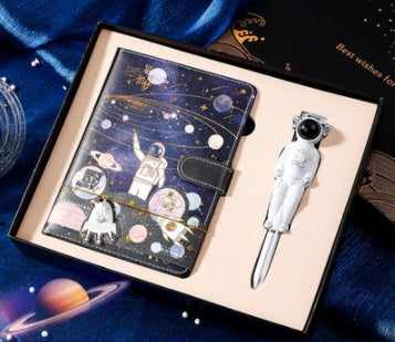 Fresh on the Scene at Buy Center: Galaxy Dream Coloring Page Notebook Cute Cartoon Astronaut 1style