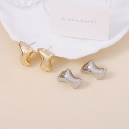 Buy Center Special-Fashion Three-dimensional Geometric Irregular Boots Ear Studs