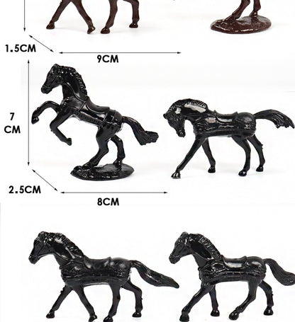 Fresh Arrivals at Buy Center: 52PCs Cavalry Riding Model Suit Static Military Soldier Model 60PCs Ancient