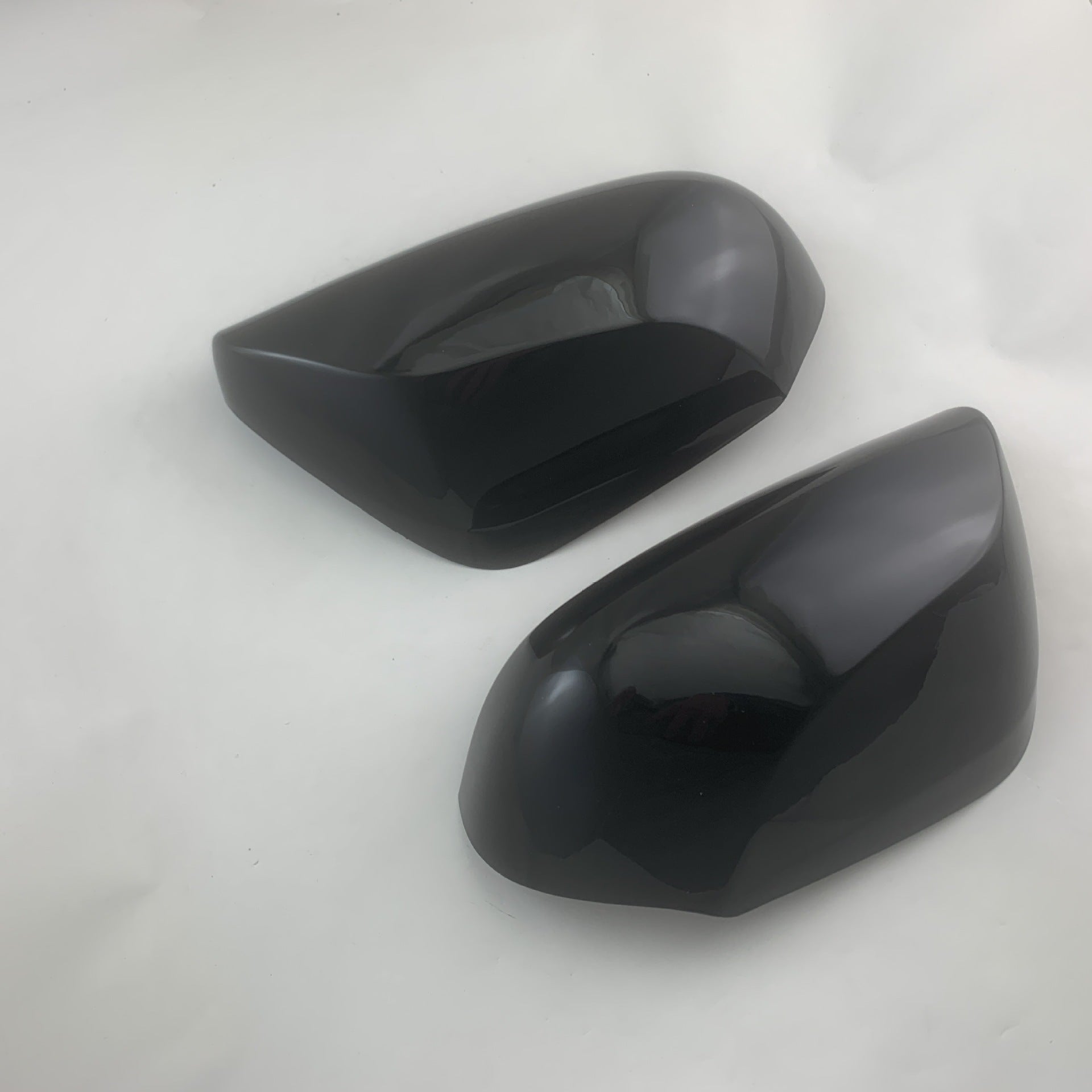 Just Arrived at Buy Center: Bright Black Rear View Mirror Cover Car