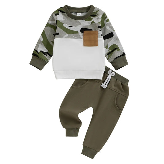 Just Arrived at Buy Center: Children's Autumn And Winter Camouflage Suit White