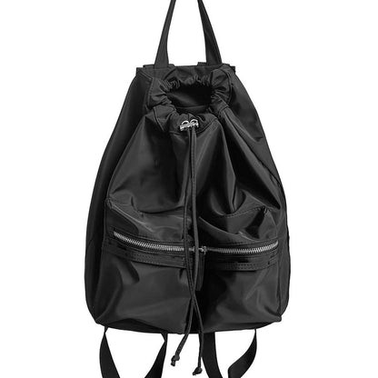 Now Available at Buy Center: Drawstring Drawstring Fashion Backpack Simple Large-capacity Backpack