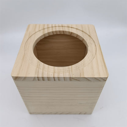 Just Arrived at Buy Center: 4-inch 5-inch 6.5-inch 8-inch Horn Square Solid Wood Wooden Box