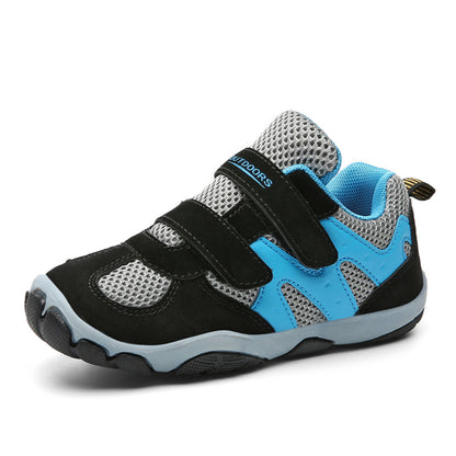 Fresh on the Scene at Buy Center: Casual Children's Patchwork Printed Sports Shoes Black And Gray Moon 807