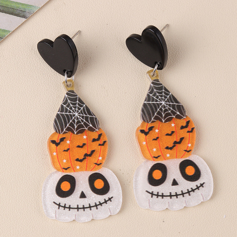 New Halloween Series Acrylic Earrings For Women