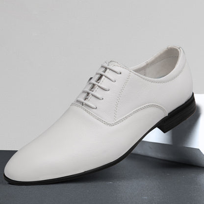 Newly Released at Buy Center: Men's Pointed Business Casual Leather Shoes