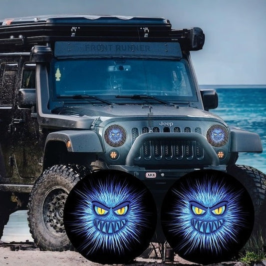 Just Arrived at Buy Center: Beast Eye Headlight Decal Decoration