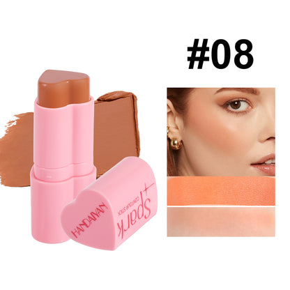 Now Available at Buy Center: Blusher Highlighter Facial Brightening Contour Stick Love Matte Blush Stick 08