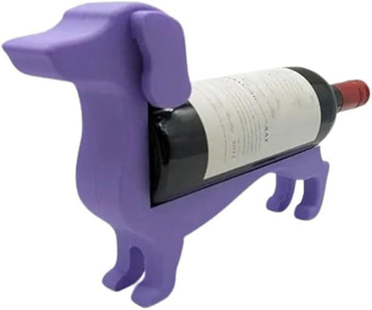 Just Arrived at Buy Center: Simple And Creative Home Sausage Dog Wine Bottle Rack Purple