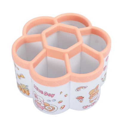 Just Arrived at Buy Center: Portable Hand Account 360-degree Rotating Pen Holder Large Capacity Storage Box Primary School Student Desktop Pen Container Creative Fashion