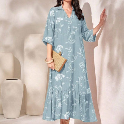 Hot New Items at Buy Center: Elegant Style Printed Loose Casual Dress Women