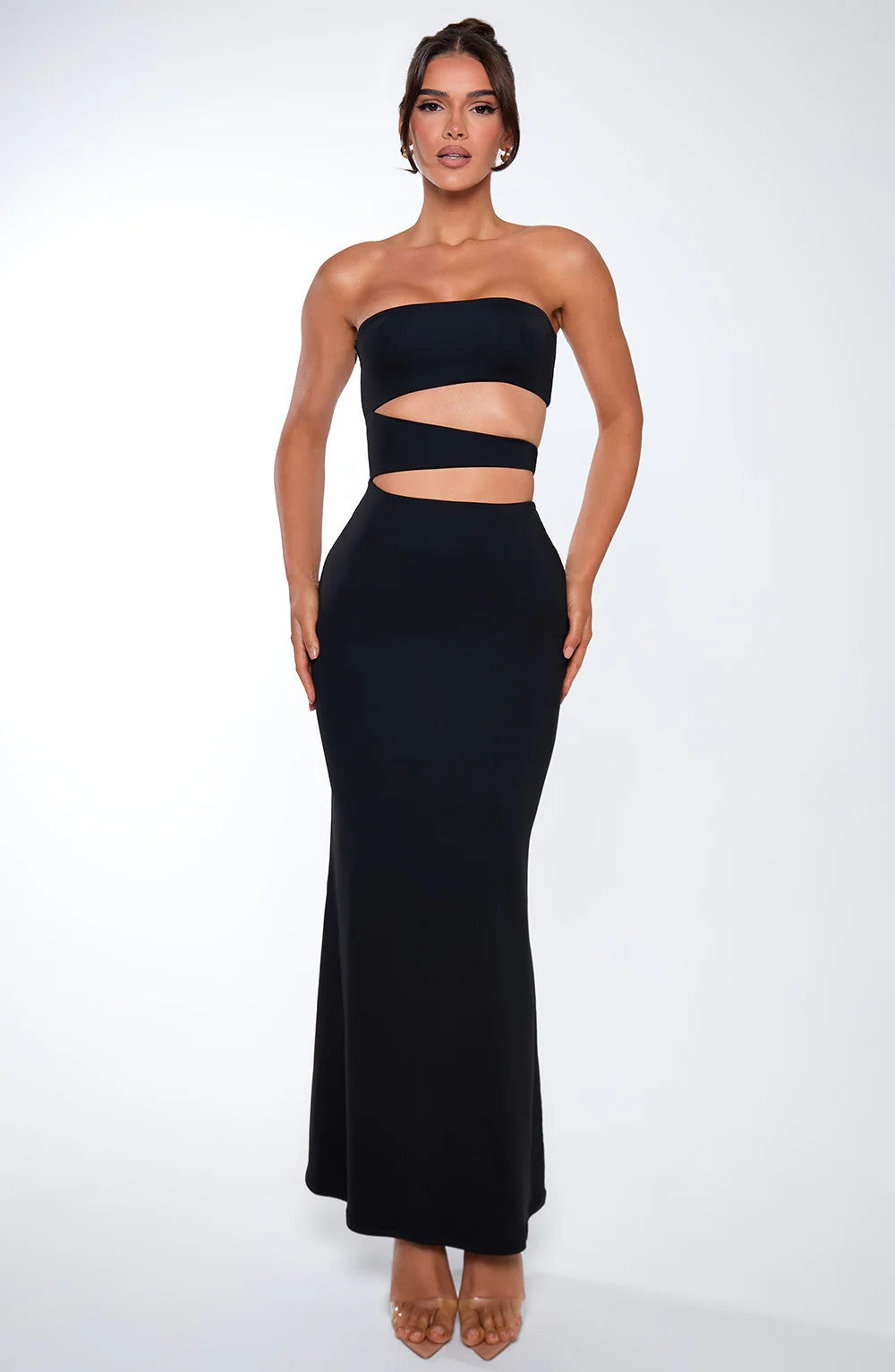 Robe longue de soirée sexy et tendance