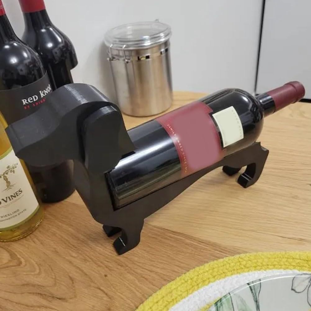 Just Arrived at Buy Center: Simple And Creative Home Sausage Dog Wine Bottle Rack