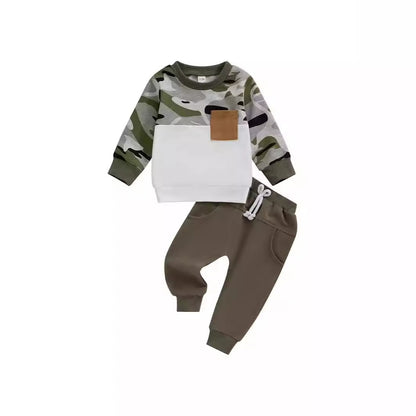 Just Arrived at Buy Center: Children's Autumn And Winter Camouflage Suit