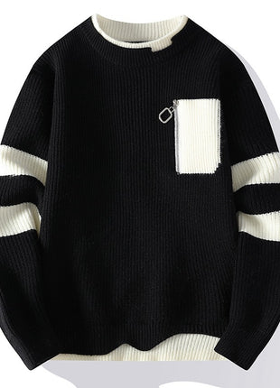 Autumn And Winter New Casual Sweater Boys Knitted Bottoming Shirt