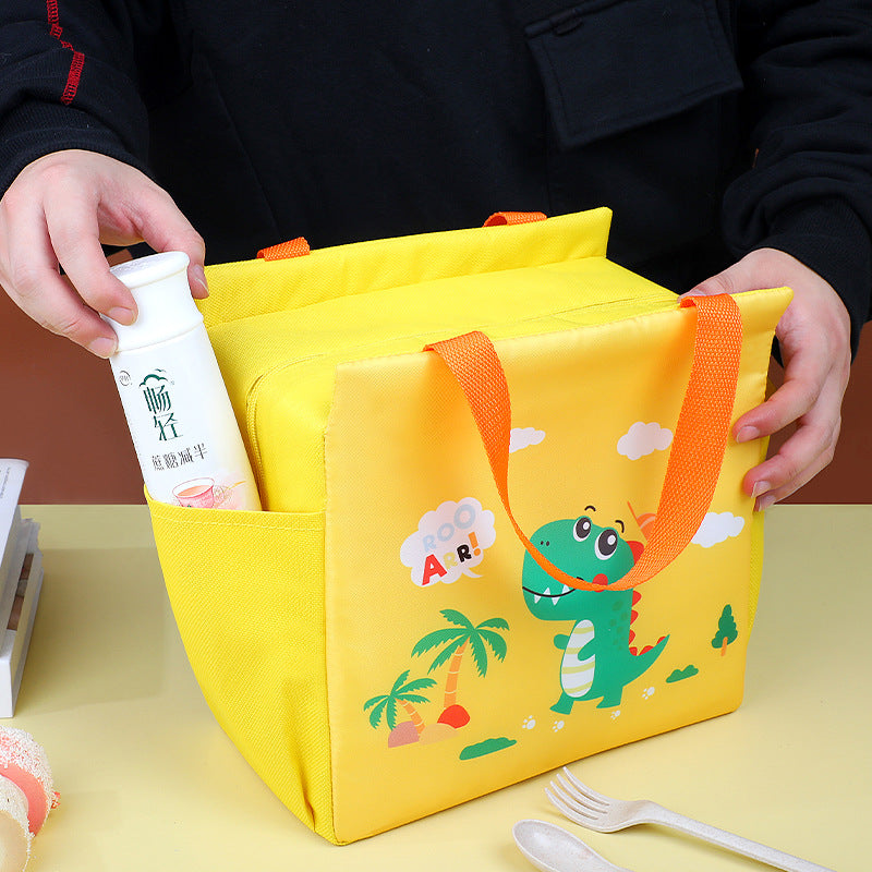 Fresh Arrivals at Buy Center: Lunch Box Handheld Lunch Bag Work Capacity Aluminum Foil Thickening Insulated Lunch Box Bag