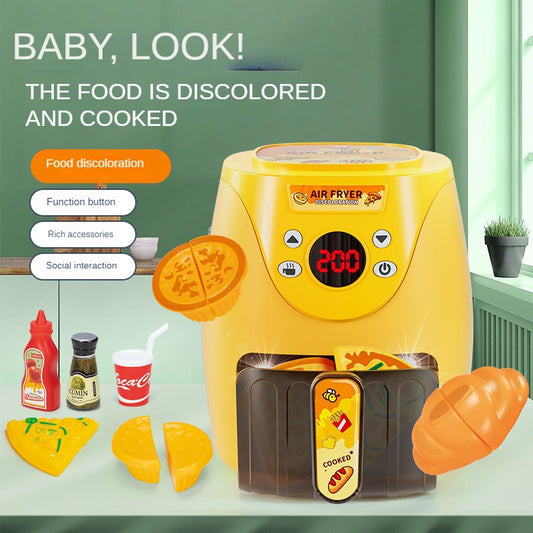 Fresh Arrivals at Buy Center: Air Fryer Simulation Kitchenware Kitchen Food Color Changeable Play House