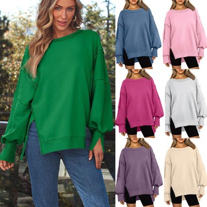 Fresh Arrivals at Buy Center: Women's Hooded Fashion Round-neck Sweater