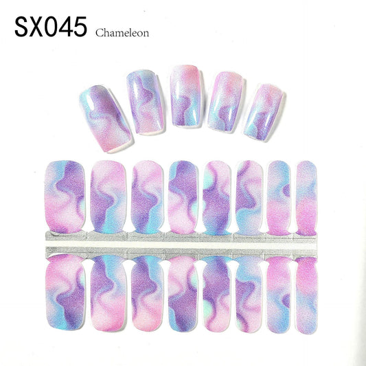 Hot New Items at Buy Center: Starry Sky Nail Stickers Oil Film Color Changing