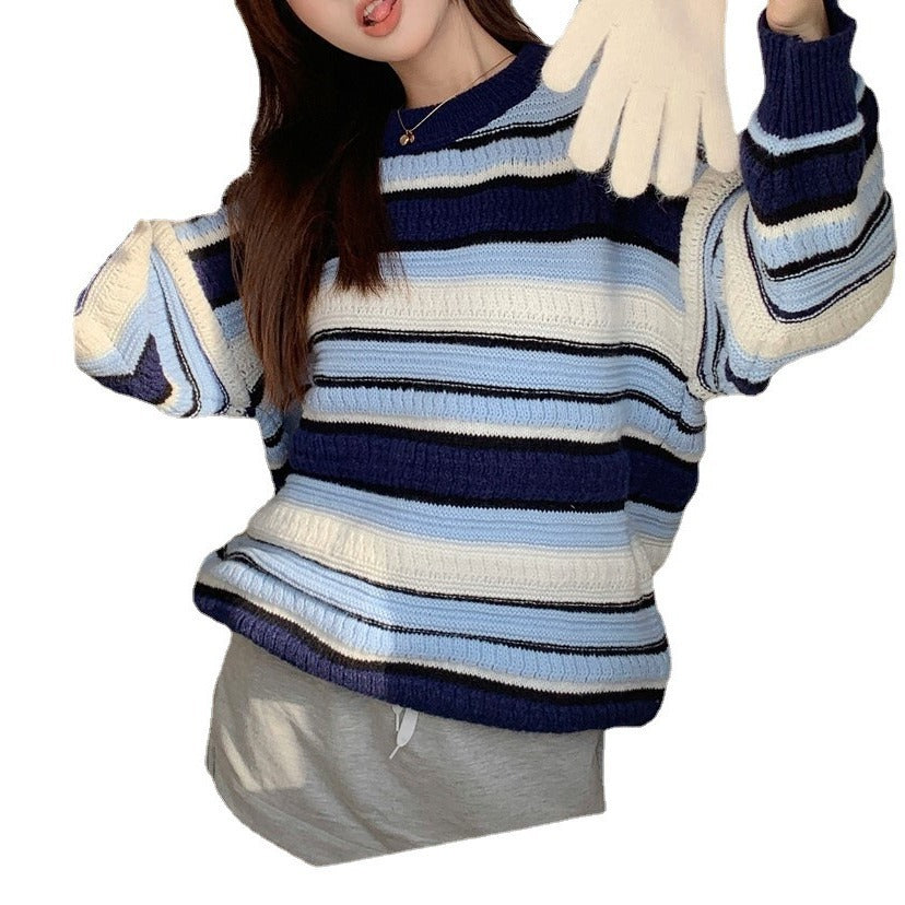 Just Arrived at Buy Center: Irresistible Pattern Cable-knit Sweater Ins Idle Style