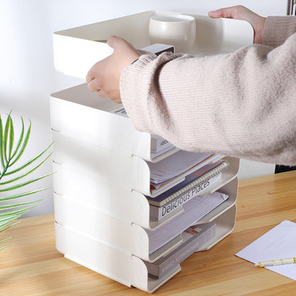 Fresh Arrivals at Buy Center: Multi-layer Storage Box Office Desk Surface Panel A4 Folder Rack