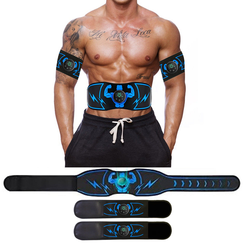 Newly Released at Buy Center: EMS Massage Abdominal Stickers Fitness Sport Girdle Belt Slimming 3 Host 2 Arm Stickers 1 Belt