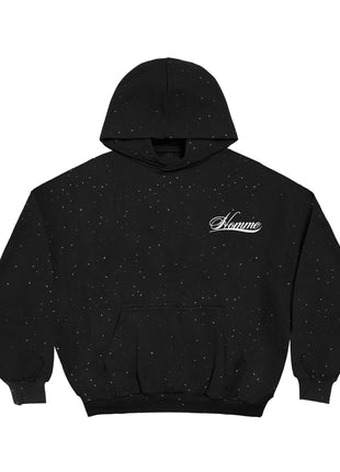 Sudadera con capucha de moda europea y americana con estrellas Y2G suelta