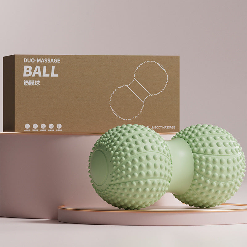 Trending Now at Buy Center: Fascia Peanut Balls Foot Massage Spine Muscle Relaxation Double Ball Hip Back Leg Acupuncture Point Stimulation Green Boxed