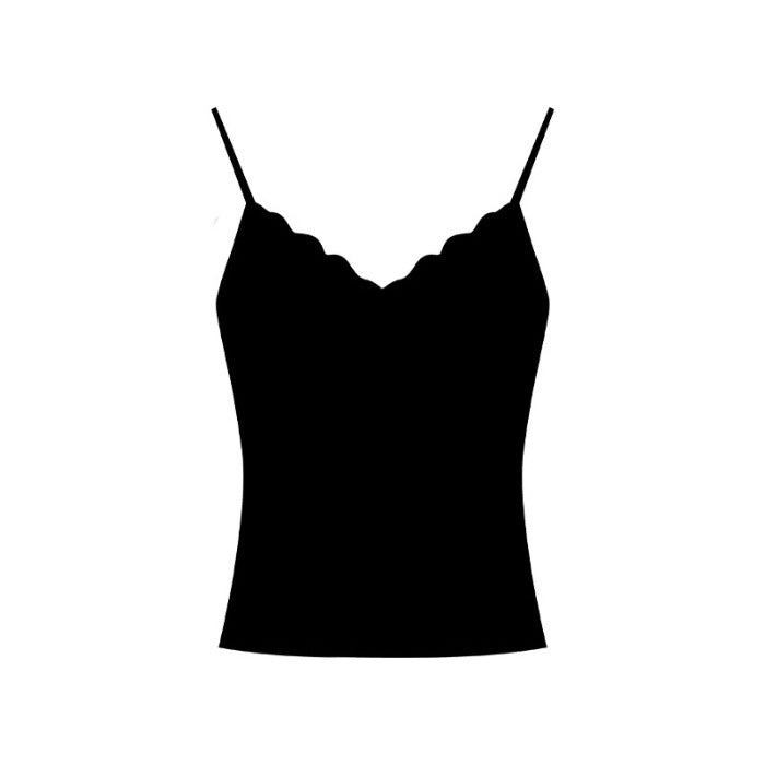 Just Arrived at Buy Center: Just Arrived at Buy Center: Underwear Padded Slim-fit Crop-top Black Free Size